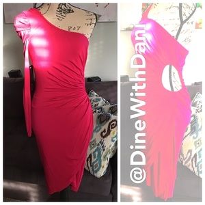 Vintage Kardashians for Bebe faux-wrap dress